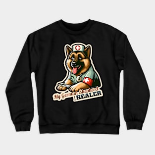 German Shepherd nurse Crewneck Sweatshirt